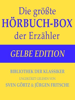cover image of Die größte Hörbuch-Box der Erzähler
